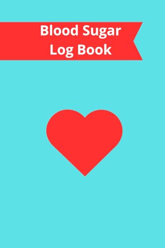 Blood Sugar Log Book, Blue Log Book for Recording Blood Glucose Readings, 6" x 9", 120 Pages (Spanish Edition)