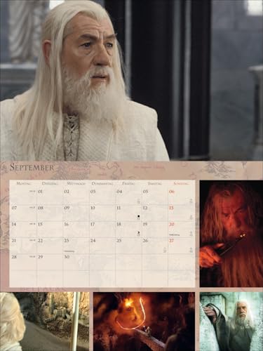 Der Herr der Ringe Broschur XL Kalender 2026: Wandkalender mit fesselnden Filmszenen aus der erfolgreichsten Filmtrilogie. Broschürenkalender 2026 mit Poster zum Heraustrennen.