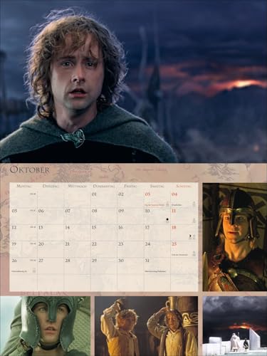 Der Herr der Ringe Broschur XL Kalender 2026: Wandkalender mit fesselnden Filmszenen aus der erfolgreichsten Filmtrilogie. Broschürenkalender 2026 mit Poster zum Heraustrennen.