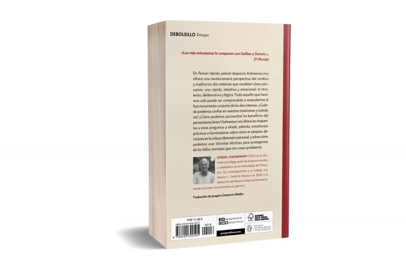Pensar rápido, pensar despacio (Ensayo | Psicología)