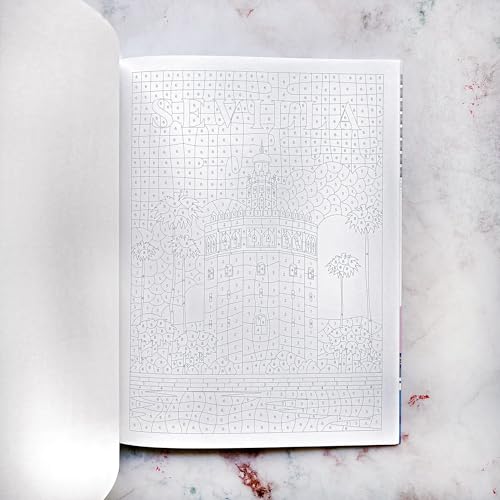 DESTINOS DE ESPAÑA: 40 láminas misteriosas para colorear por números (Ilustrados)