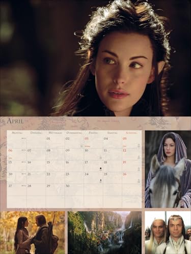 Der Herr der Ringe Broschur XL Kalender 2026: Wandkalender mit fesselnden Filmszenen aus der erfolgreichsten Filmtrilogie. Broschürenkalender 2026 mit Poster zum Heraustrennen.