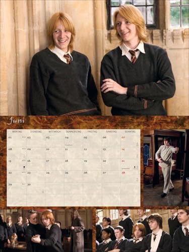 Harry Potter Broschur XL Kalender 2026: Wandkalender mit fesselnden Filmszenen aus den Harry Potter-Filmen. Broschürenkalender 2026 mit Poster zum Heraustrennen.