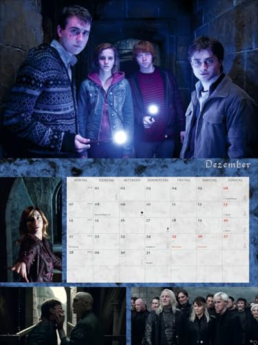 Harry Potter Broschur XL Kalender 2026: Wandkalender mit fesselnden Filmszenen aus den Harry Potter-Filmen. Broschürenkalender 2026 mit Poster zum Heraustrennen.