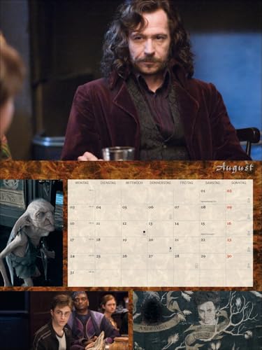 Harry Potter Broschur XL Kalender 2026: Wandkalender mit fesselnden Filmszenen aus den Harry Potter-Filmen. Broschürenkalender 2026 mit Poster zum Heraustrennen.