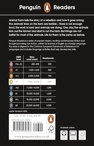 Animal Farm (PENGUIN READERS) - 9780241430897