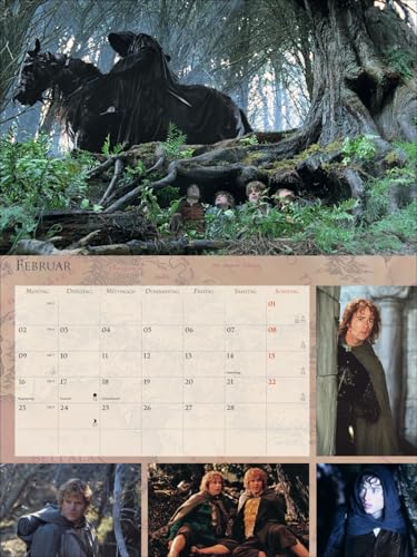 Der Herr der Ringe Broschur XL Kalender 2026: Wandkalender mit fesselnden Filmszenen aus der erfolgreichsten Filmtrilogie. Broschürenkalender 2026 mit Poster zum Heraustrennen.