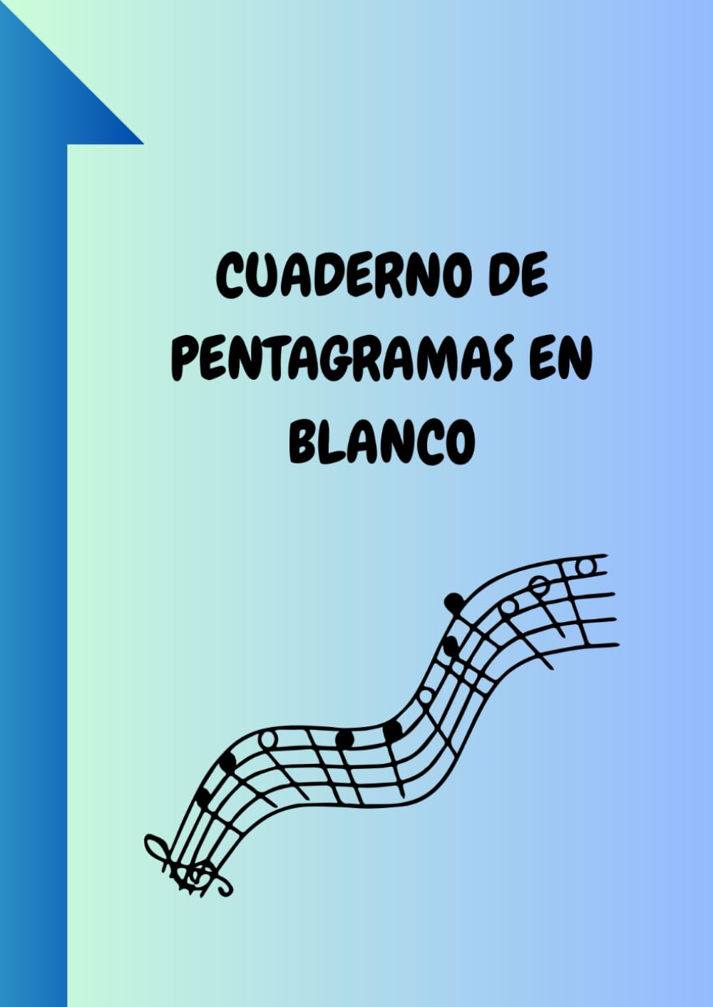 CUADERNO DE PENTAGRAMAS EN BLANCO