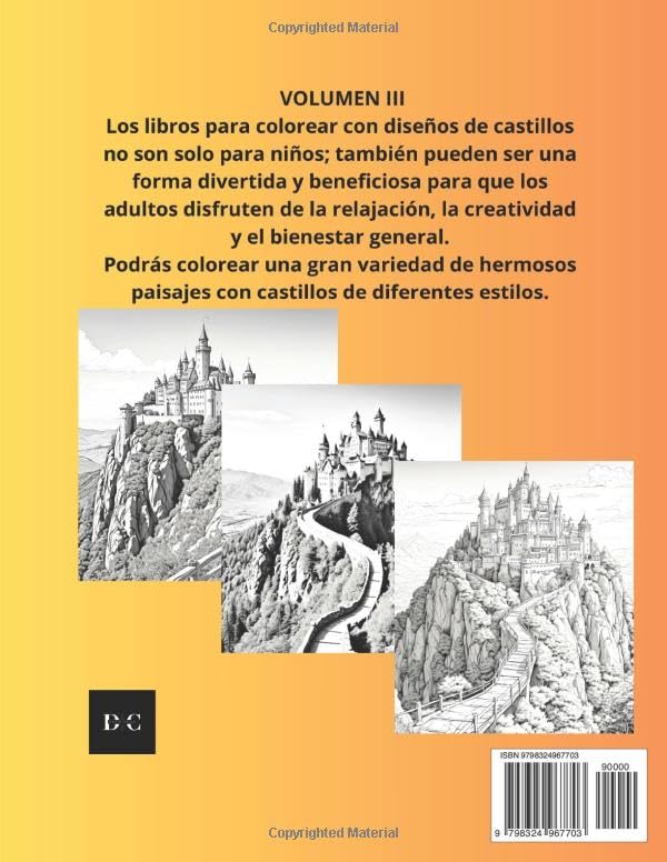 LIBRO PARA COLOREAR CASTILLOS: LIBRO DE COLOREAR PARA ADULTOS