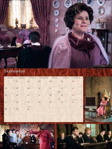 Harry Potter Broschur XL Kalender 2026: Wandkalender mit fesselnden Filmszenen aus den Harry Potter-Filmen. Broschürenkalender 2026 mit Poster zum Heraustrennen.