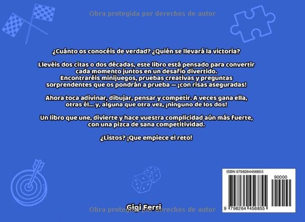 Cariño, ¡atrévete!: El libro de retos uno contra uno en pareja. Perfecto para divertirse juntos y decir adiós al aburrimiento. (Libros de retos 1 contra 1)