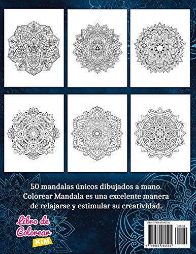 Arte de Mandala: Mandalas Con Delicados Adornos. Libro De Colorear Para Adultos.