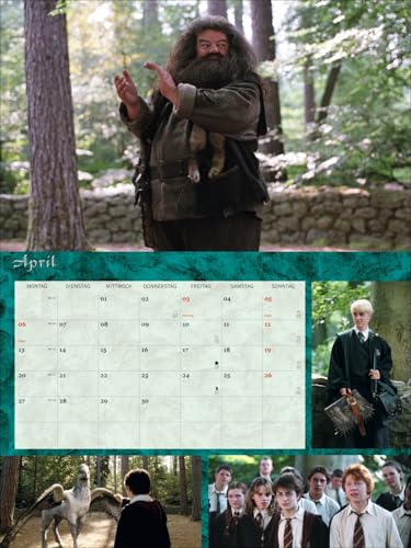 Harry Potter Broschur XL Kalender 2026: Wandkalender mit fesselnden Filmszenen aus den Harry Potter-Filmen. Broschürenkalender 2026 mit Poster zum Heraustrennen.
