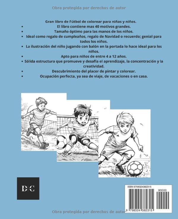 LIBRO DE COLOREAR: FUTBOL