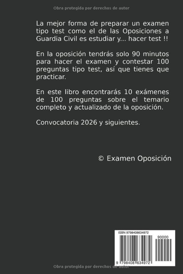 Test para la Oposición a la Guardia Civil