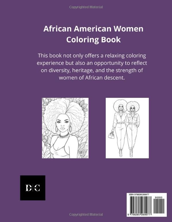 African American Women Coloring Book