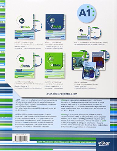 Arian A1.1. Ikaslearen liburua: (Erantzunak eta transkripzioak) Euskera