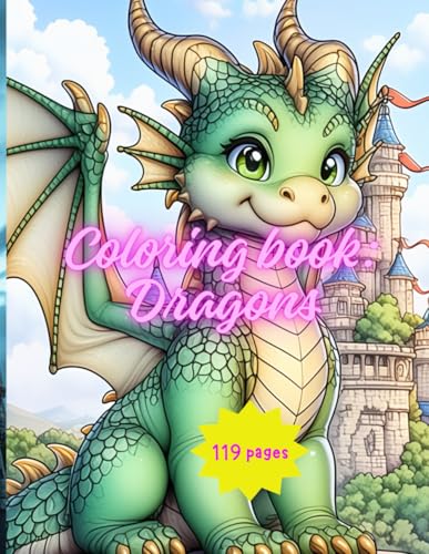 Coloring book: Dragons (for adults)