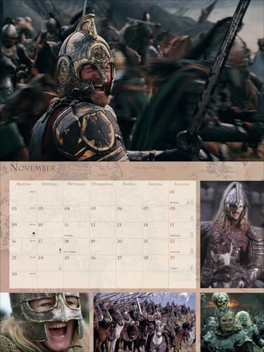 Der Herr der Ringe Broschur XL Kalender 2026: Wandkalender mit fesselnden Filmszenen aus der erfolgreichsten Filmtrilogie. Broschürenkalender 2026 mit Poster zum Heraustrennen.
