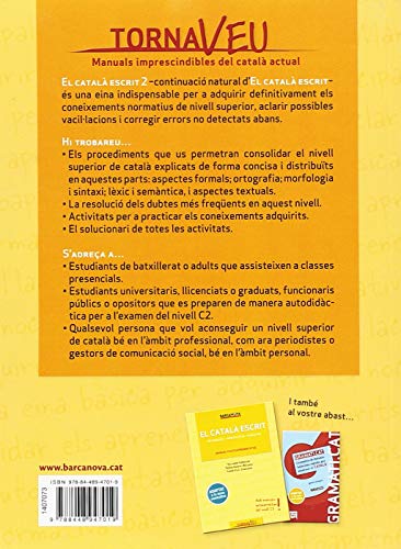 El Català escrit. Nivell Superior. C2 (Català per adults)