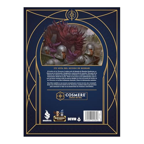 Devir - Guía del mundo de Archivo de las Tormentas (Brandon Sanderson) – Libro arte y referencia para rol en el Cosmere (ARTOGUIASP)