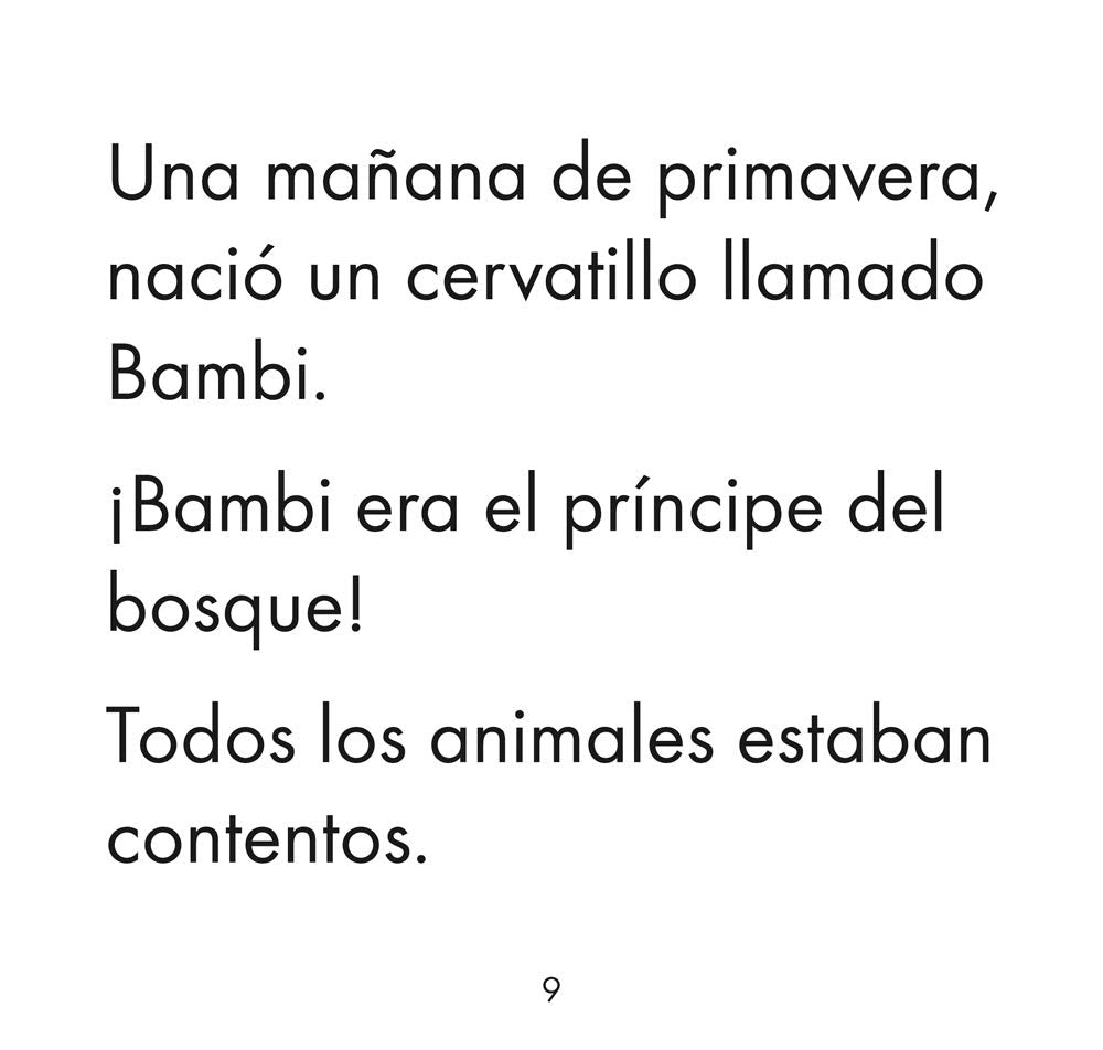 Bambi - Lectura facilitada: Cuento adaptado para lectura facilitada: 1 (Cuentos accesibles para todos)