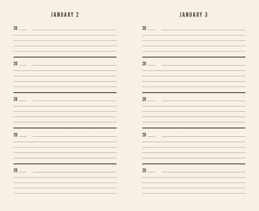 Canvas One Line a Day: A Five-Year Memory Book