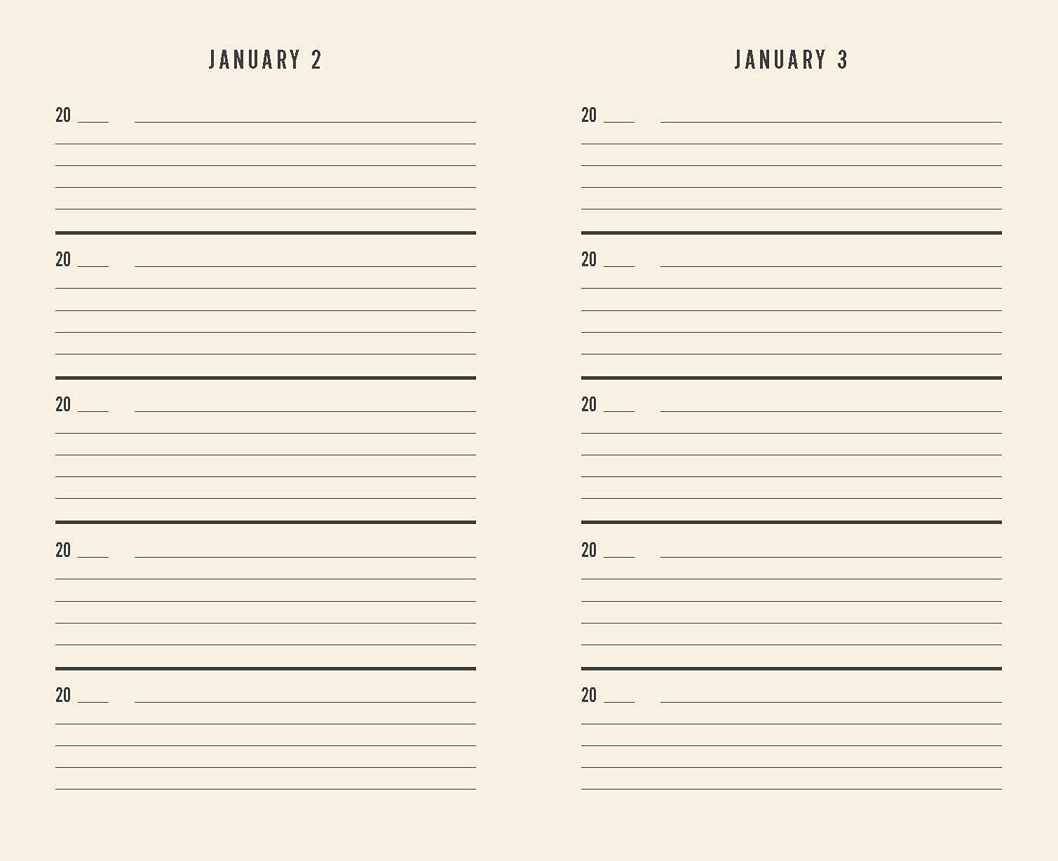 Canvas One Line a Day: A Five-Year Memory Book