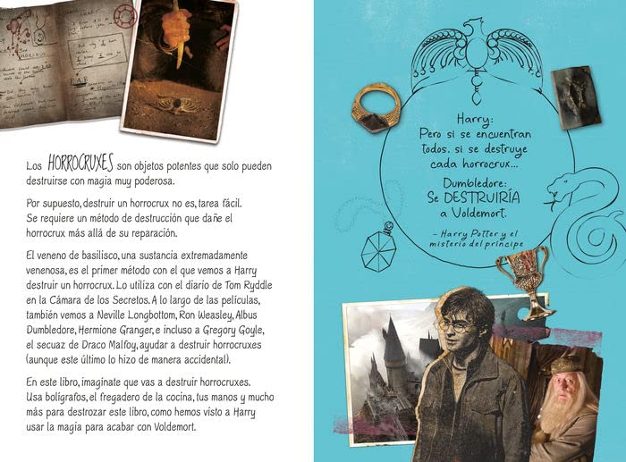 Harry Potter. Destroza este horrocrux: ¡Rasga, rompe y destroza este diario!