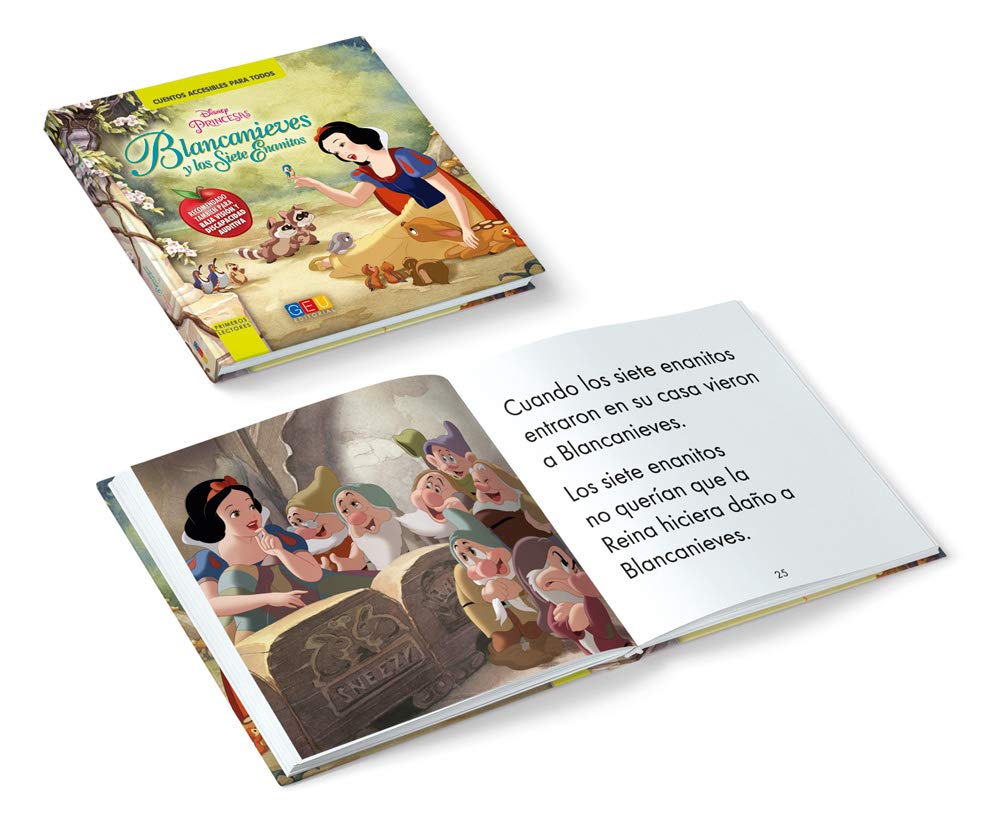 Blancanieves y Los Siete Enanitos - Lectura facilitada (Niños 3 a 5 años)