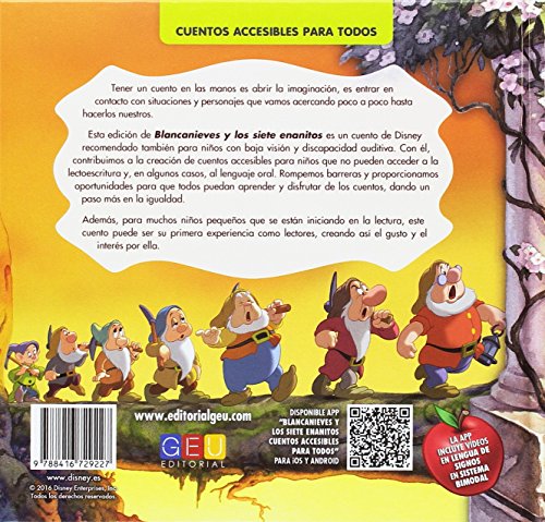 Blancanieves y Los Siete Enanitos - Lectura facilitada (Niños 3 a 5 años)