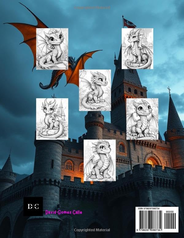 Coloring book: Dragons (for adults)