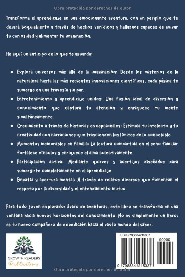 Curiosidades Asombrosas para Jóvenes Genios: Una Aventura Educativa y Entretenida en la Búsqueda de los Hechos más Sorprendentes e Inesperados del Mundo