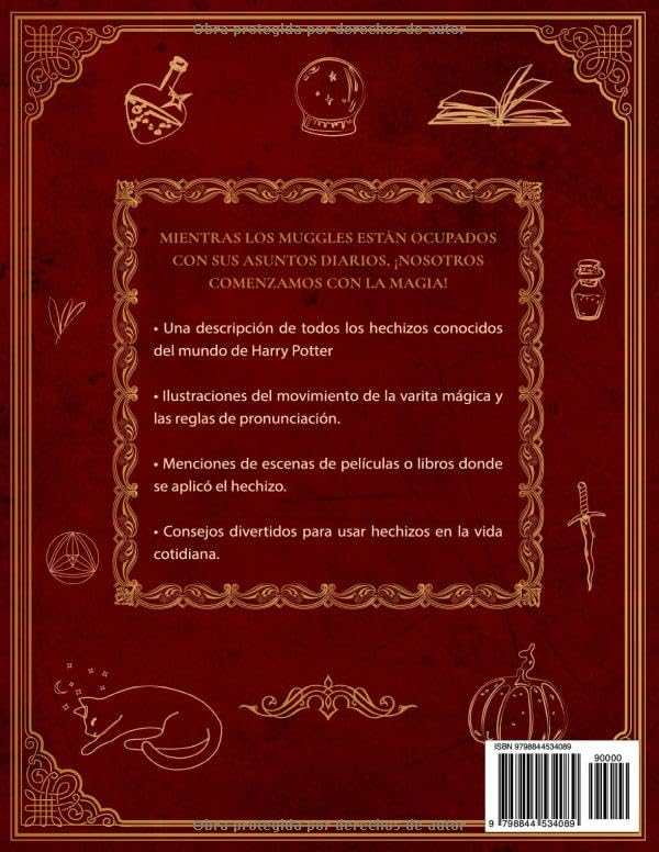 Libro de Hechizos de Harry Potter: La Guía Ilustrada No Oficial para el Entrenamiento de Magos