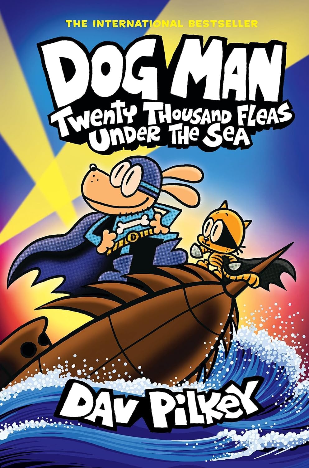 Dog Man Series 11-13 Collection 3 Books Set By Dav Pilkey (Twenty Thousand Fleas Under the Sea, The Scarlet Shedder & Big Jim Begins)