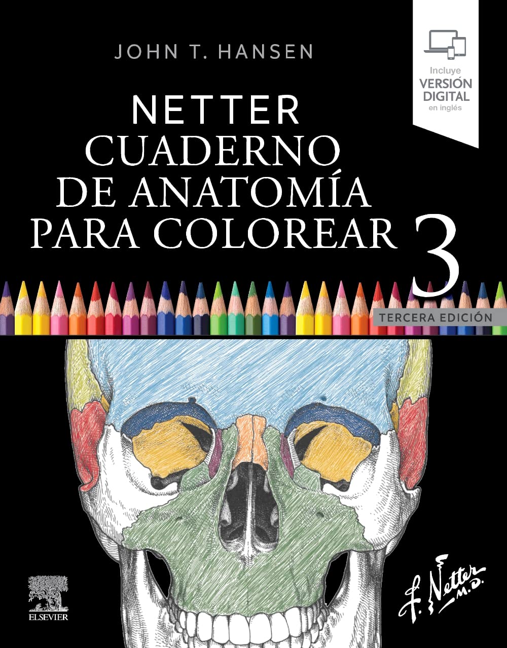 Netter. Cuaderno de anatomía para colorear 3ª edición