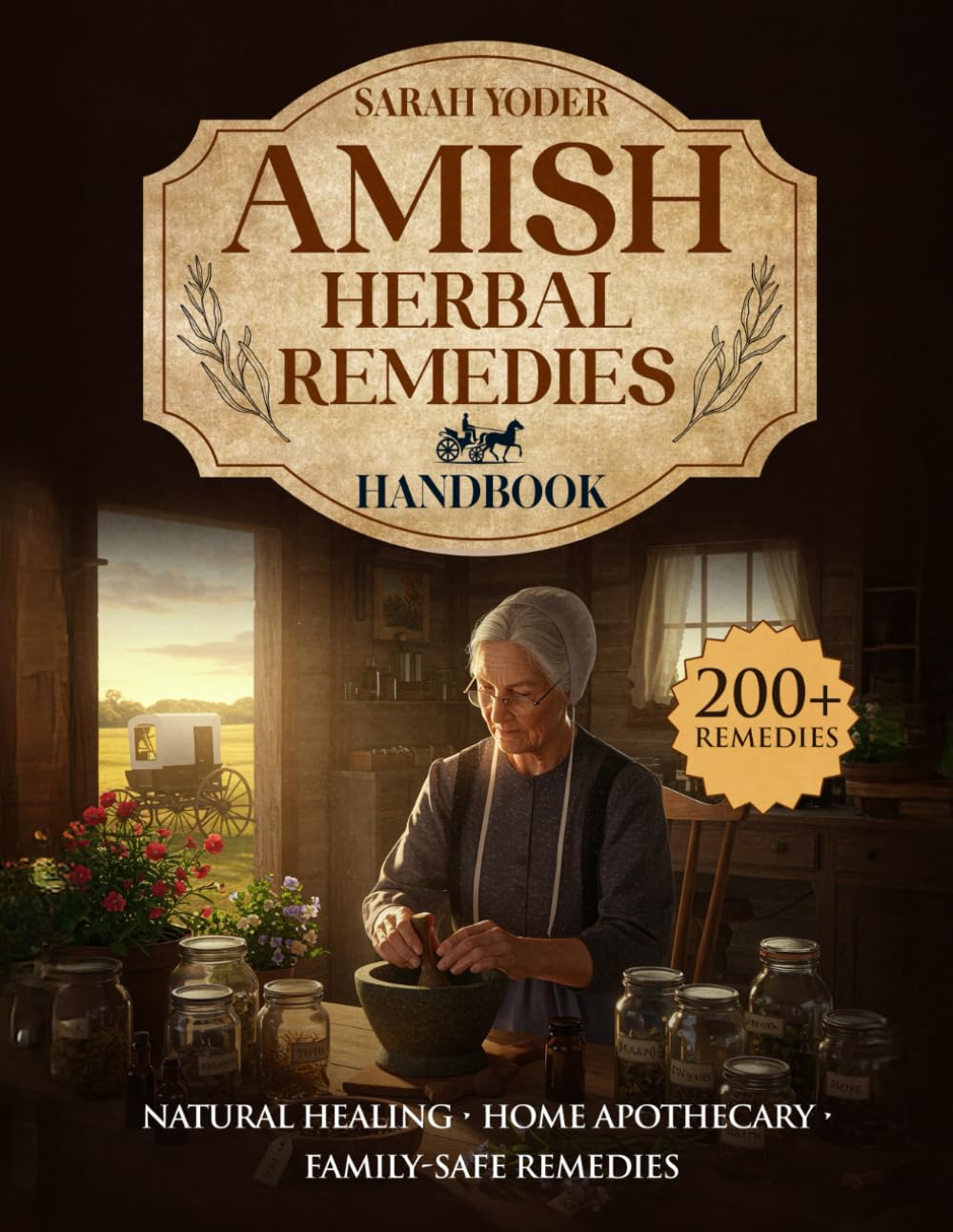 Amish Herbal Remedies Handbook: The Complete Guide to Natural Healing, Home Apothecary Wisdom, and Safe Remedies for the Whole Family (The Amish Self-Reliance Library)