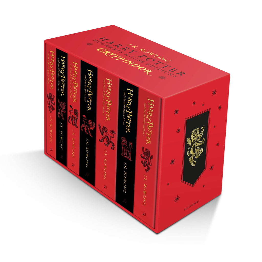 HARRY POTTER EDICIÓN GRYFFINDOR HOUSE , TAPA BLANDA, INGLÉS, BOX: J.K. Rowling - Set: 1-7: Gryffindor House Editions