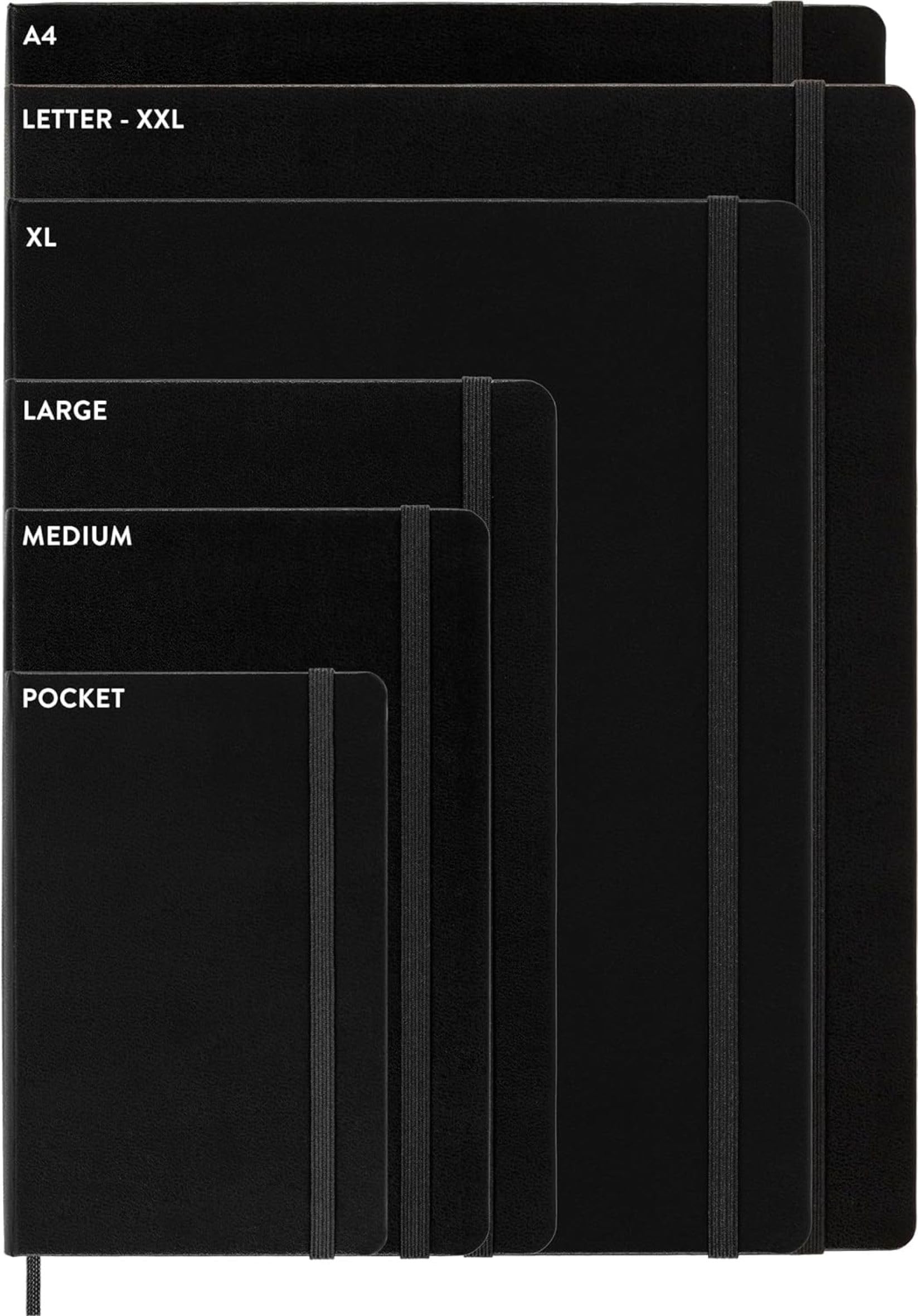 Moleskine Weekly Planner 2025-2026, Agenda Semanal 18 Meses Con Espacio para Notas, Tapa Suave y Cierre Elástico, Formato XL 19 x 25 cm, Color Negro