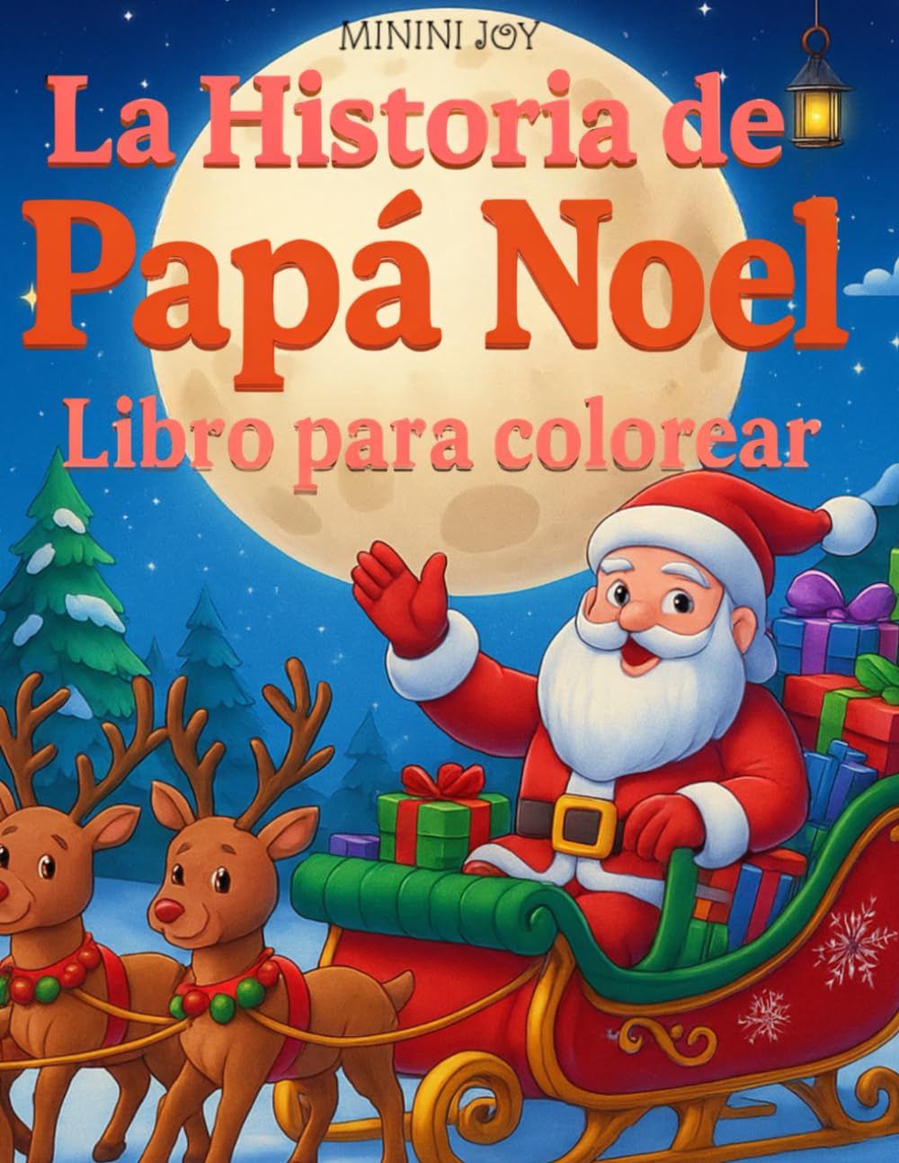 La Historia de Papá Noel - Libro de Colorear: El día en el Polo Norte preparando la Navidad