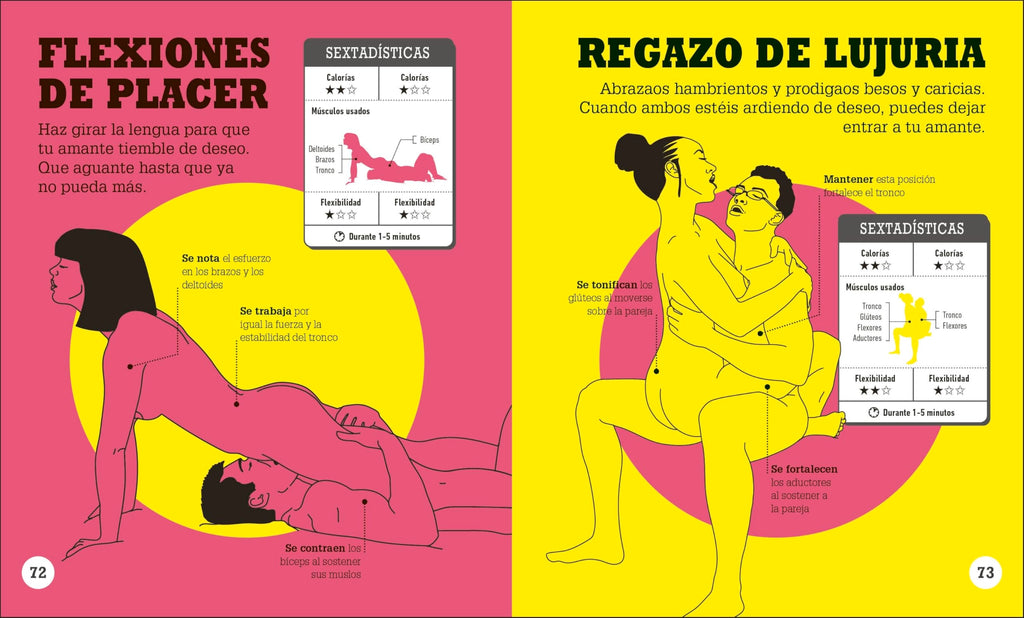 Kama-Sutra: sudor y placer: Más de 300 ejercicios eróticos para disfrutar y quemar calorías (Enciclopedia visual)