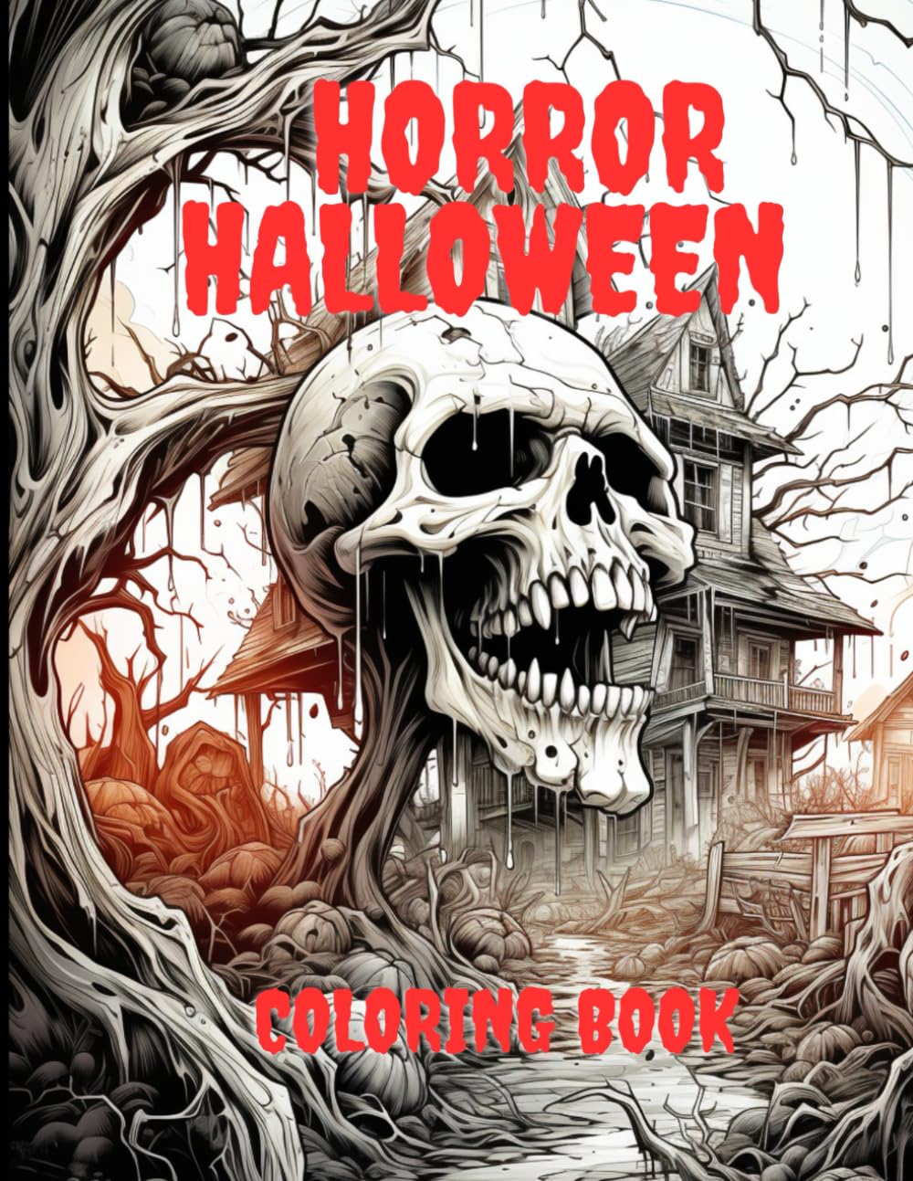 Horror Halloween , Coloring book