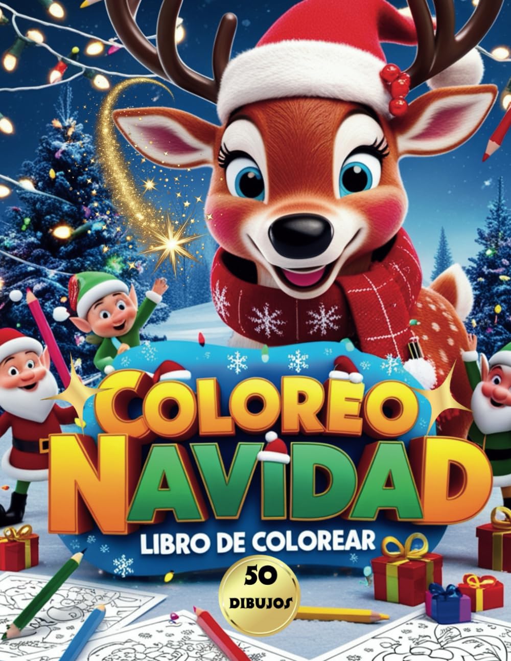 "COLOREO NAVIDAD": LIBRO DE COLOREAR