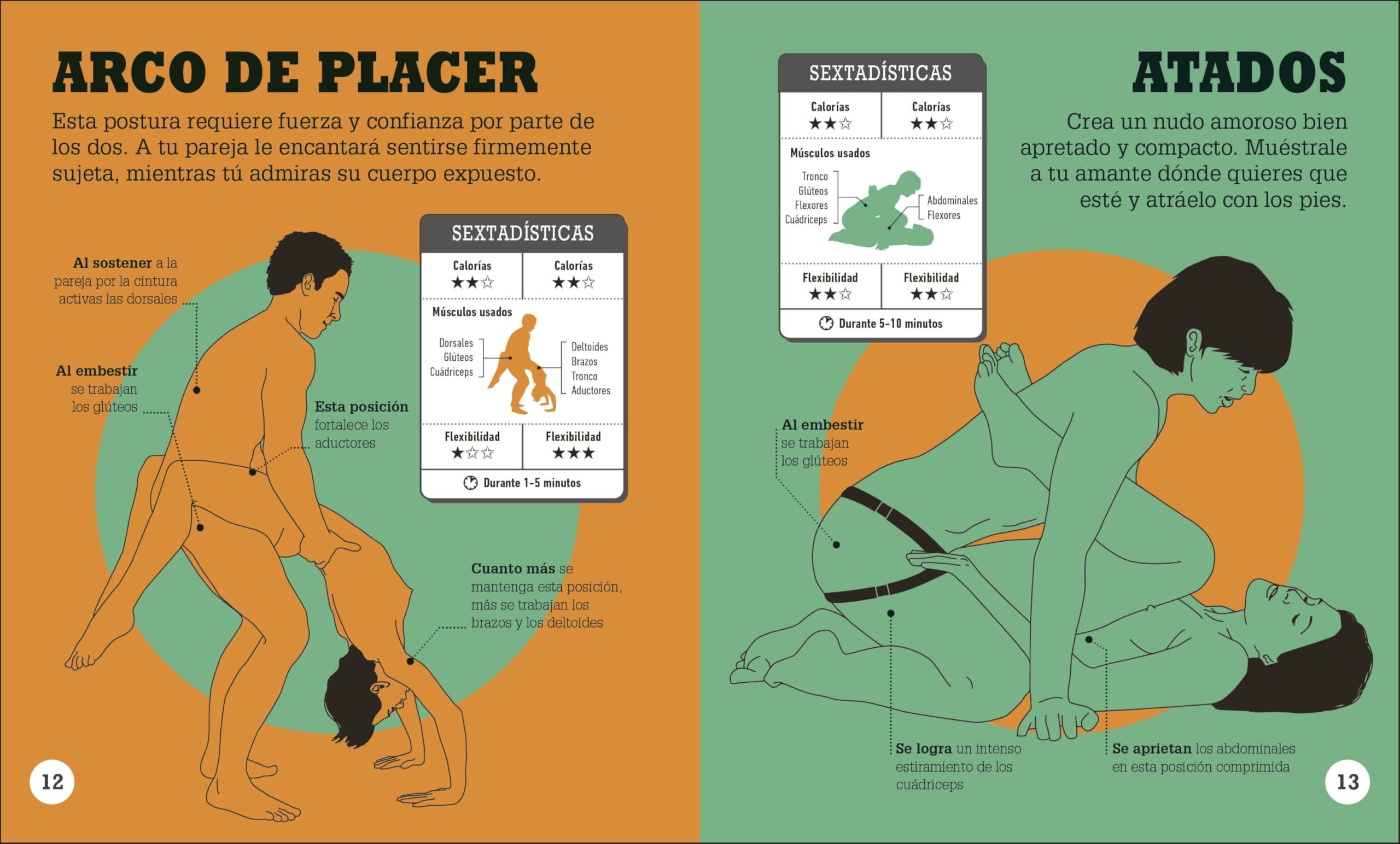 Kama-Sutra: sudor y placer: Más de 300 ejercicios eróticos para disfrutar y quemar calorías (Enciclopedia visual)