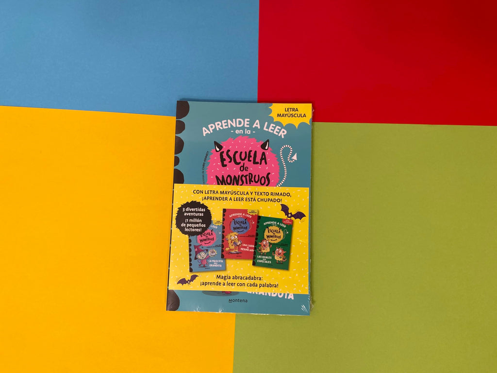 Aprender a leer en la Escuela de Monstruos - Pack con los libros 1, 2 y 3: En letra MAYÚSCULA para aprender a leer (Libros para niños a partir de 5 ... (libros para niños a partir de 5 años)
