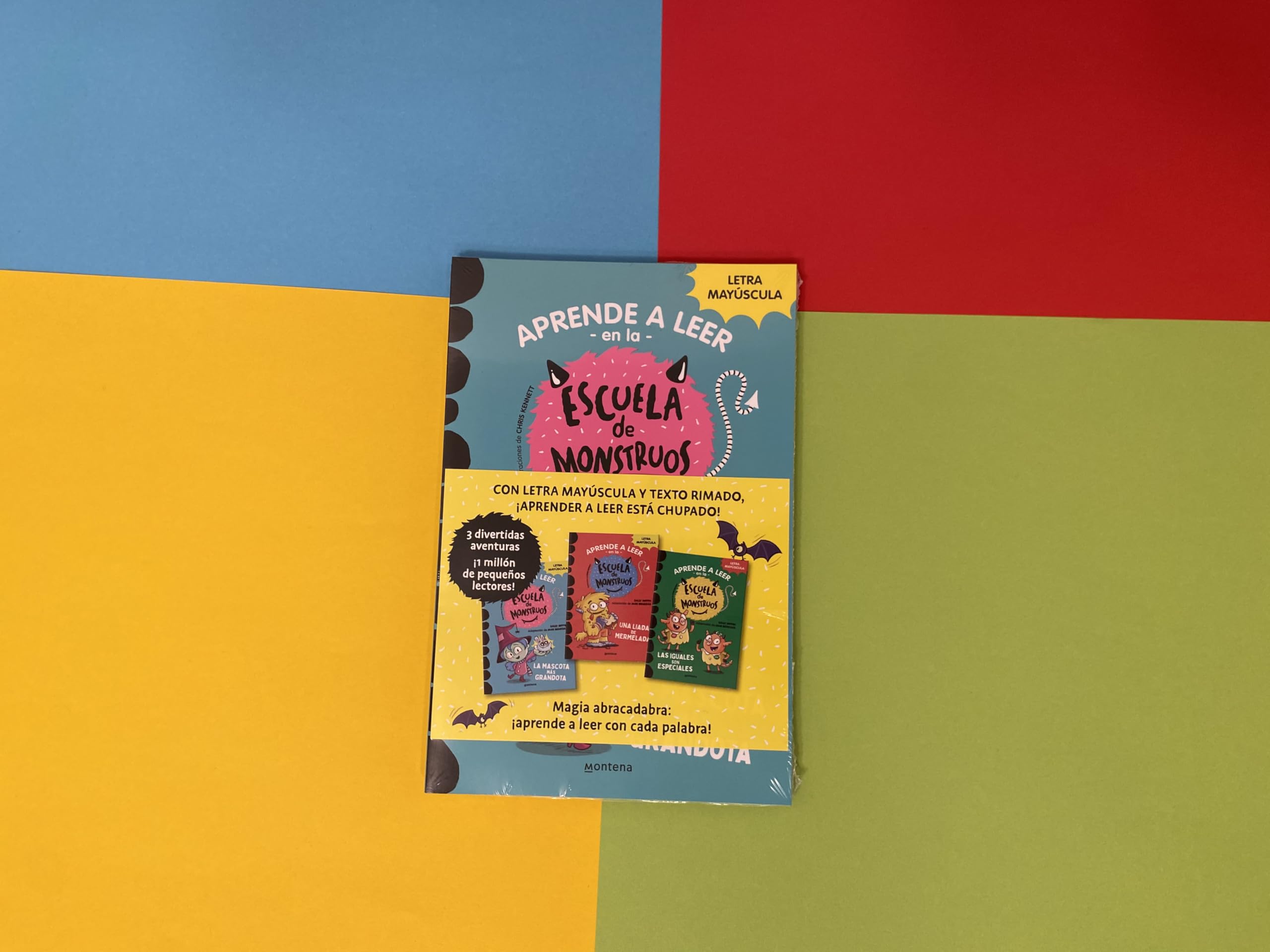 Aprender a leer en la Escuela de Monstruos - Pack con los libros 1, 2 y 3: En letra MAYÚSCULA para aprender a leer (Libros para niños a partir de 5 ... (libros para niños a partir de 5 años)