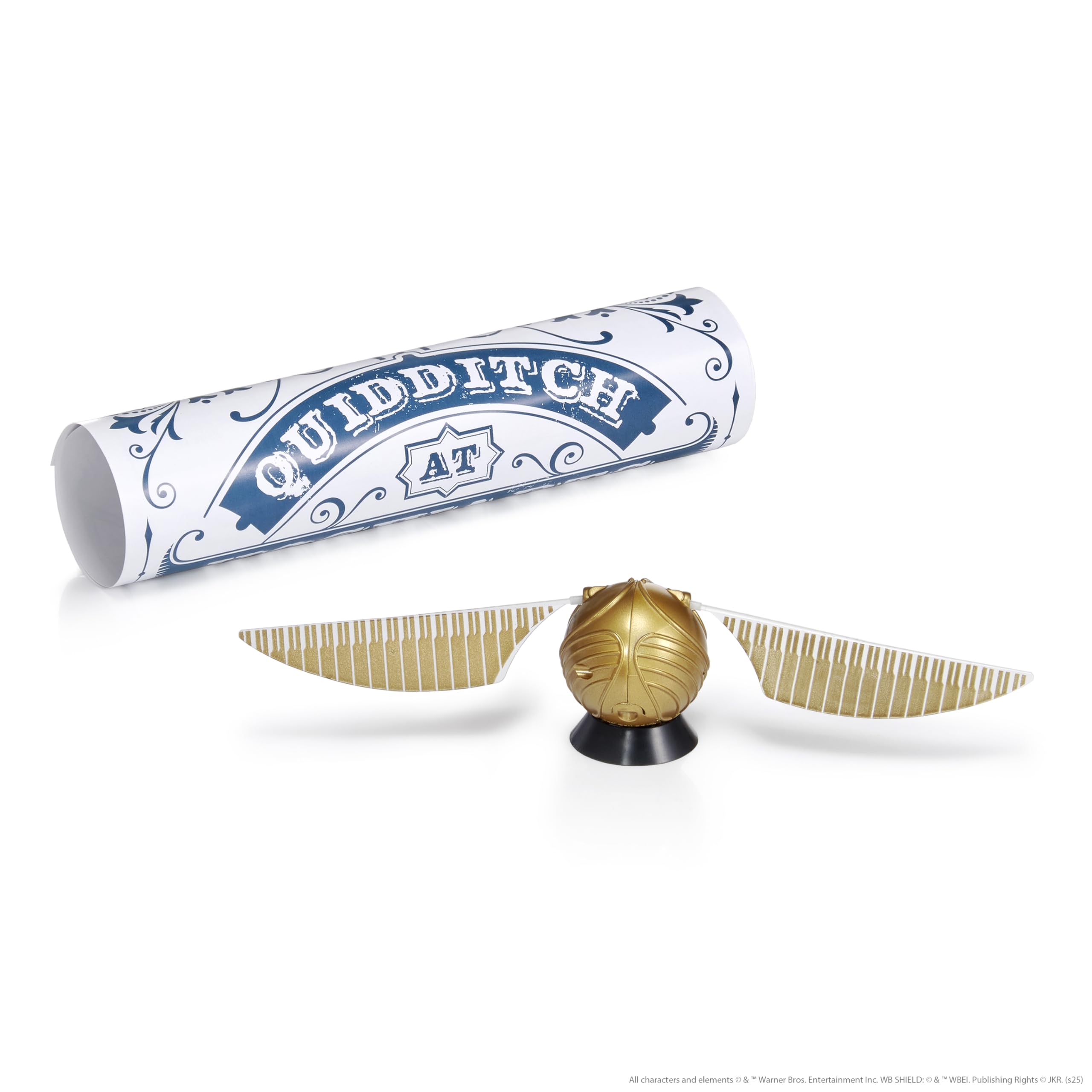 WOW! STUFF Misteriosa snitch dorada voladora | Parece levitar mágicamente | Regalos, coleccionables y juguetes oficiales de Harry Potter de Wizarding World, oro