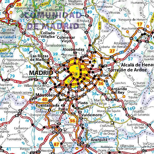 MAPA NATIONAL ESPA?A & PORTUGAL ALTA RESISTENCIA 2025 17794: wegenkaart Schaal 1 : 1.000.000