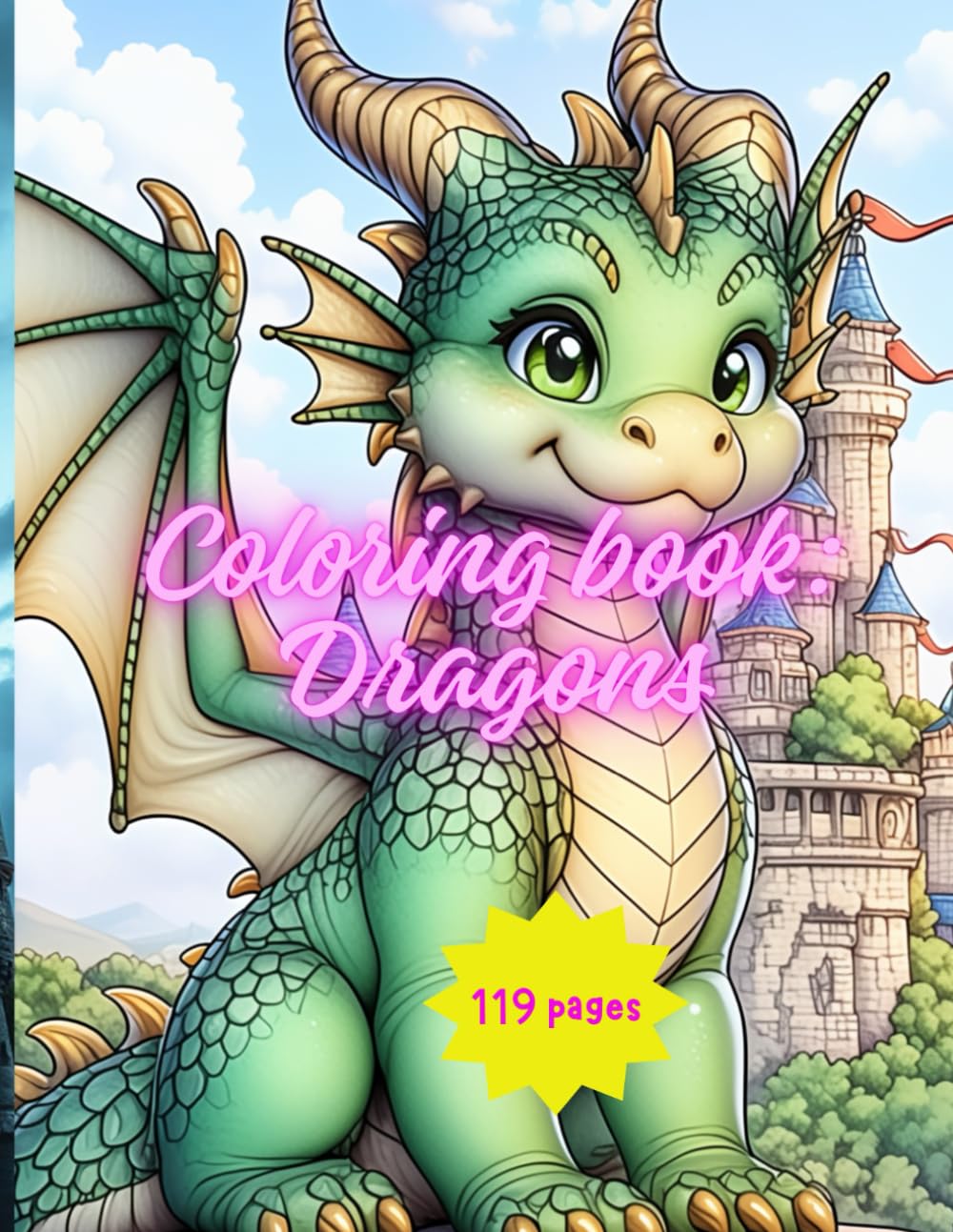 Coloring book: Dragons (for adults)