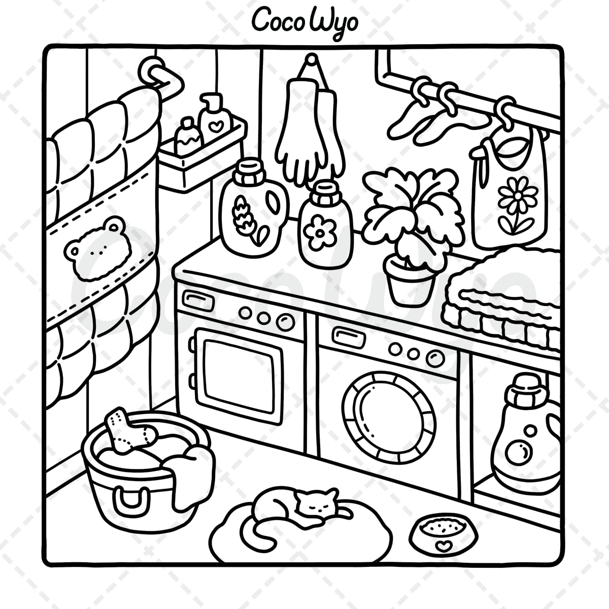 Little Corner: Coloring Book for Adults and Teens, Super Cute Designs of Cozy, Hygge Spaces for Relaxation